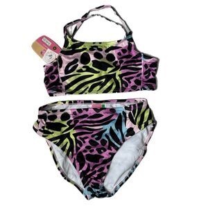 NWT Girls Two piece swimsuit Sz M